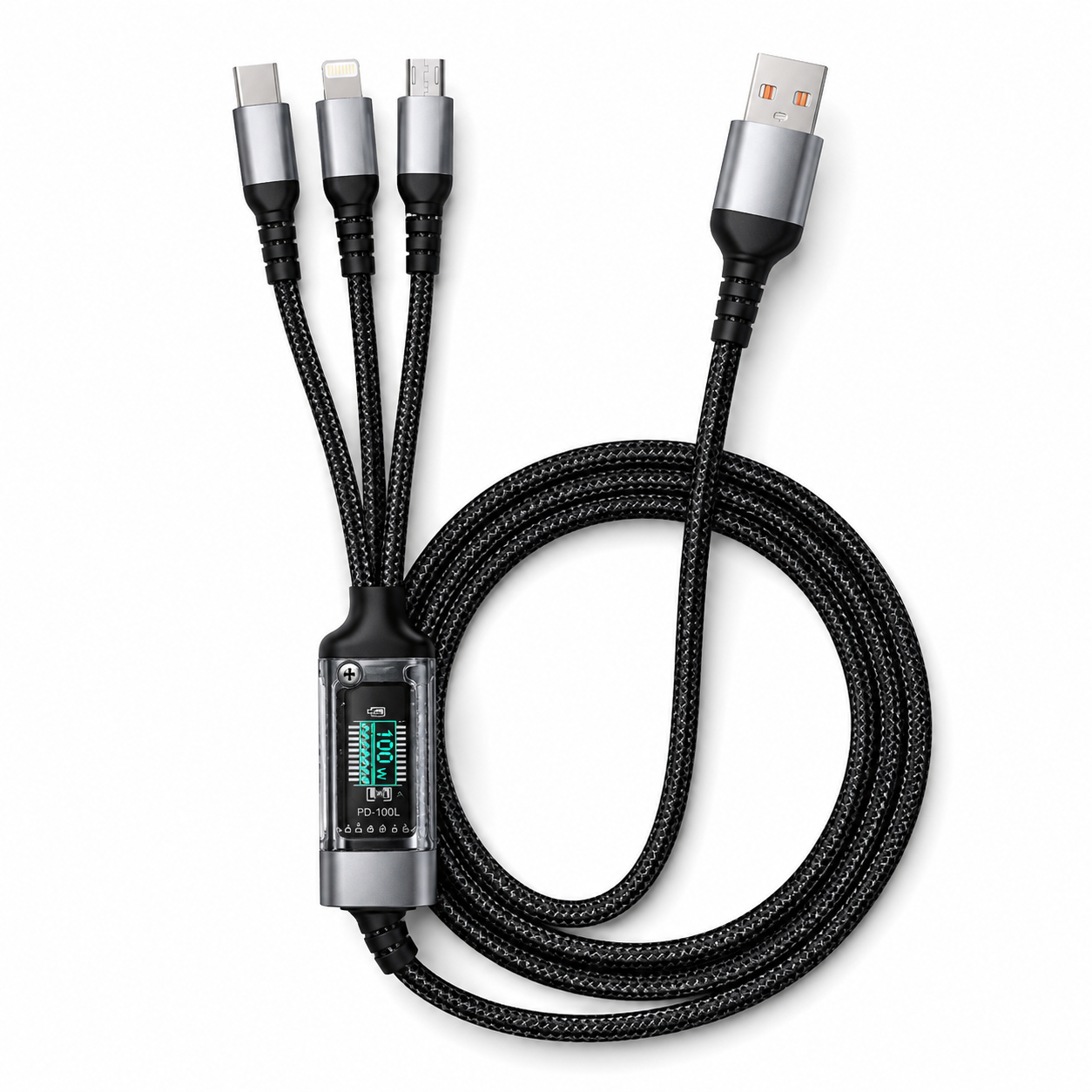 3 in 1 cable with display