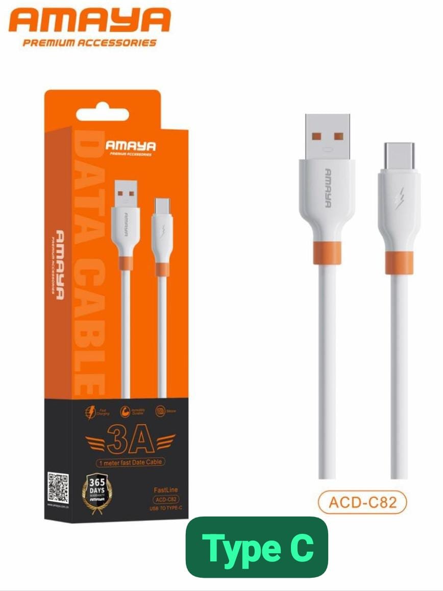 Fast charging type C USB cable
