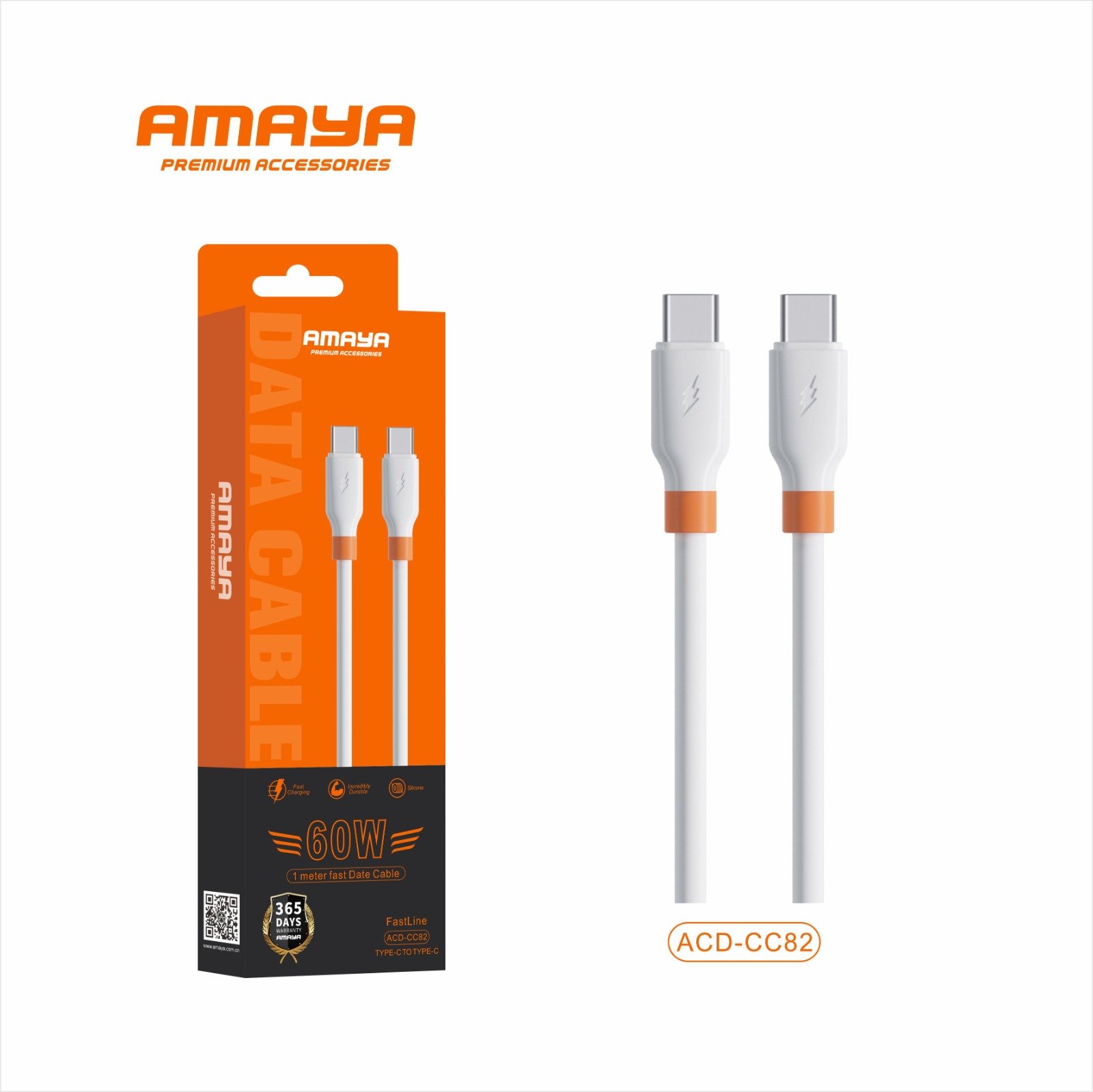 Fast Charging Amaya C to C cable