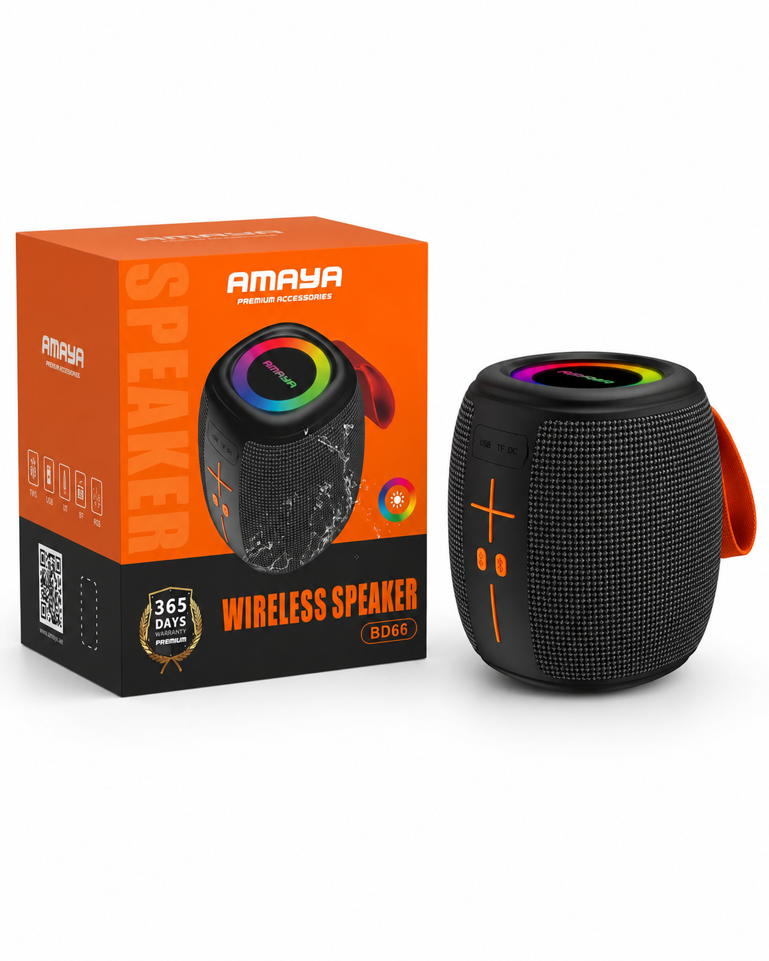 Portable wireless BD66 Amaya bluetooth speaker